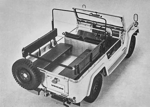 Isuzu Unicab car  specifications (1967-1974)