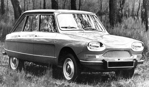 Citroën Ami 8 Technical details and specifications (1969-1978)
