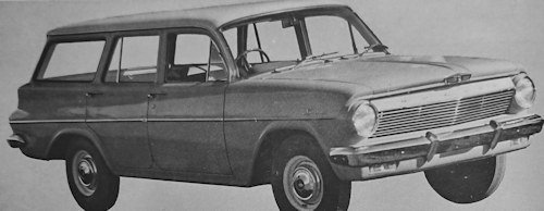 Holden EJ Special (1962-1963) estate specifications