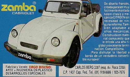 2cv kit car Zamba