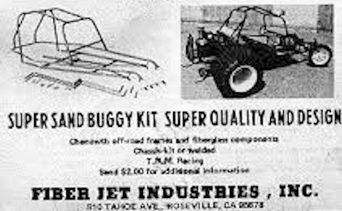 Fiber Jet Industries Inc. Automotive manufacturer Roseville, California; USA From 1975 to 1986.