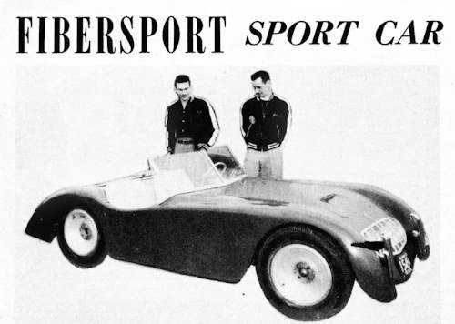 Fiber Sports, Inc. Vehicle manufacturer Bloomington, Illinois;USA From 1953 to 1955.