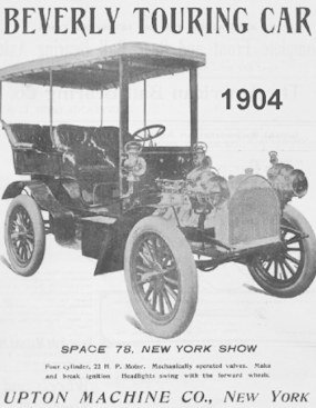 Beverly Machine Co. (Upton) Automotive manufacturer of Beverly , Massachusetts ;USA From 1900 to 1908.