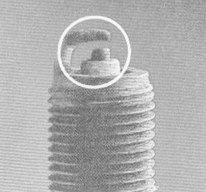 Worn spark plug service