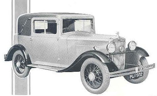 Morris Major sports coupe car