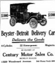 Beyster-Detroit Motor Car Company Automotive manufacturer of vehicles manufacturer of Detroit , Michigan;USA From 1909 to 1911.