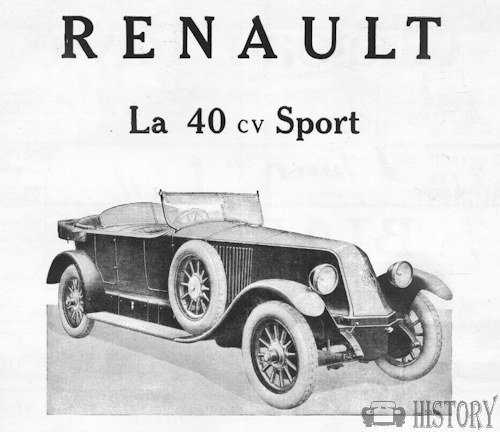 Renault 40CV history