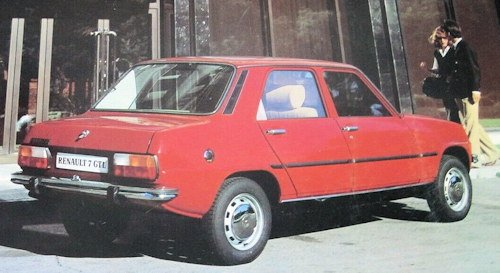 Renault 7 technical details and specifications
