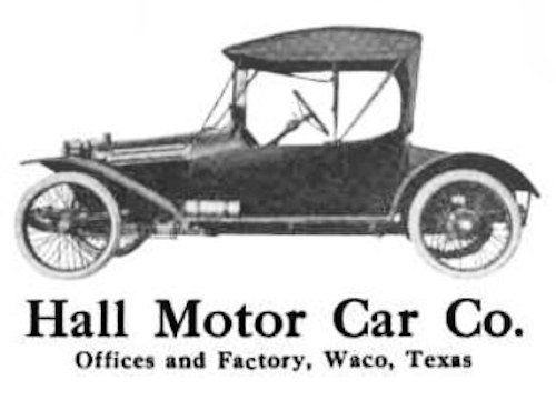 Hall Motor Car Company Automotive manufacturer of vehicles manufacturer of Waco , Texas , USA From 1914 to 1915.