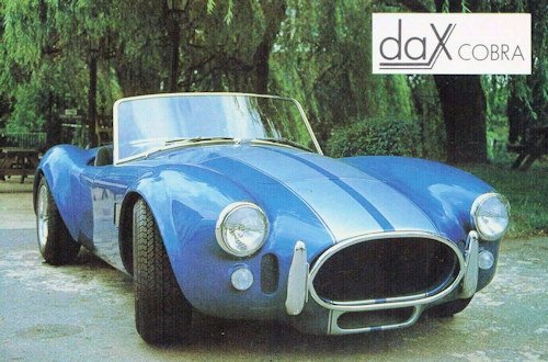 Dax Sports Cars Limited (JK Sports Cars)  Automotive manufacturer of United Kingdom From 1979 on.