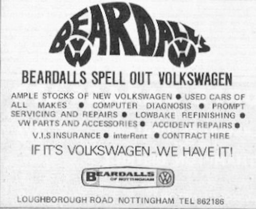 Beardalls of Nottingham Car manufacturer of Great Britain from 1971 to 1973. Beardalls of Nottingham Car manufacturer of Great Britain from 1971 to 1973.