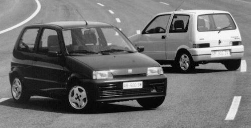Fiat Cinquecento Sporting technical details and specifications