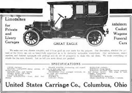 Great Eagle (United States Carriage Company) Automobile maker based in Columbus, Ohio; United States between 1910 to 1915