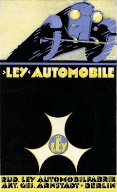 Ley Loreley (Rud. Ley Maschinenfabrik AG) Automotive manufacturer of Arnstadt , Germany from 1905 to 1928