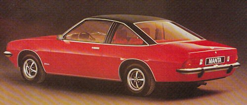 Opel Manta B berlinetta rear