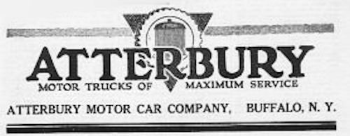 Atterbury Motor Truck Company  Automotive manufacturer Buffalo , New York , United States from 1904 to 1935