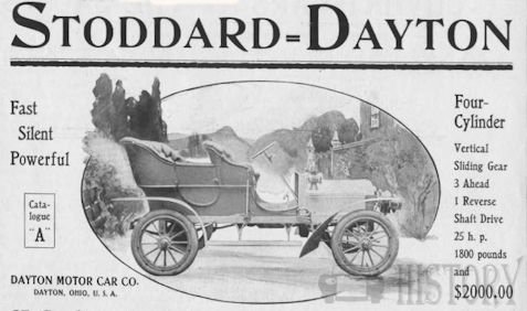 Stoddard (Dayton Motor Car Company) Automotive manufacturer of United States from 1905 to 1913.