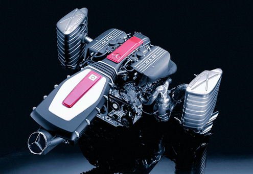 Mercedes-Benz M 155 V8 engine SLR 722 
