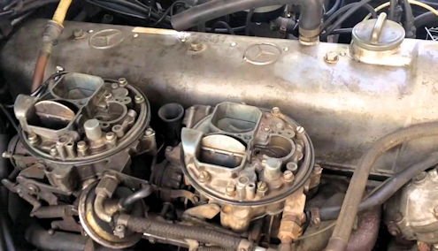 Mercedes-Benz M 114 6 cylinder engine 