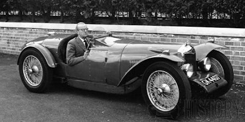 Riley Nine Brooklands race car