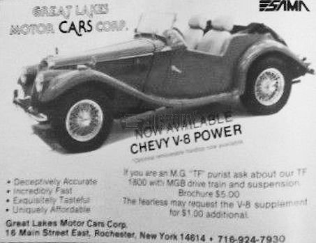 GMLC (Great Lakes Motor Cars Corp.) Automotive manufacturer of Rochester , NY.United States from 1984 to 1991.