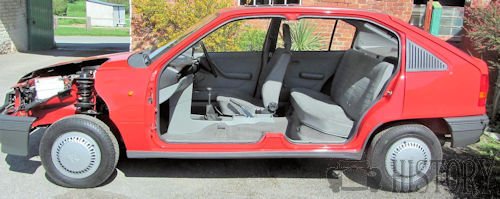 Vauxhall Astra mk2 xray view