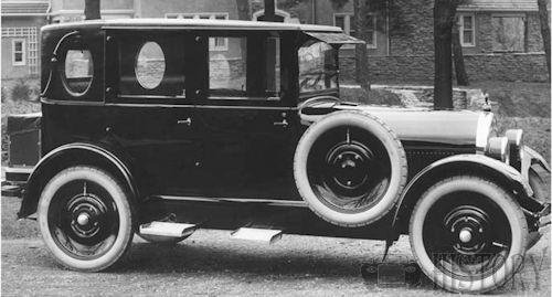 1924 Davis Brougham car