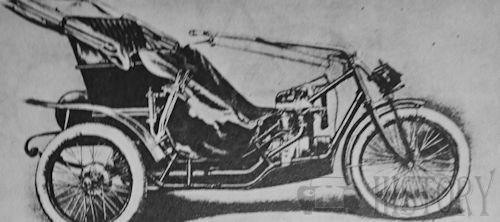Walter 3 wheel car from 1909