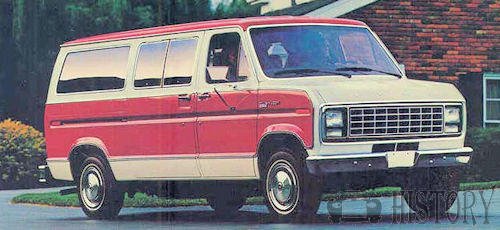 Ford Econoline (E-Series) Van Third generation range
