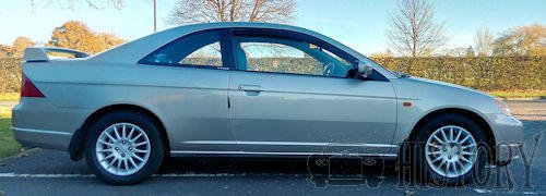 Honda Civic Seventh generation coupe side