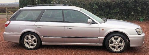 Subaru Legacy third generation estate side