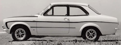 Mk1 Escort GT side view