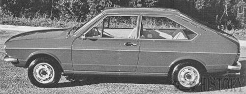 Volkswagen Passat MK 1 side 3 door