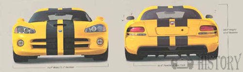 Dodge Viper Third generation front rear