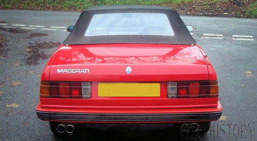 Maserati Biturbo Zagato rear