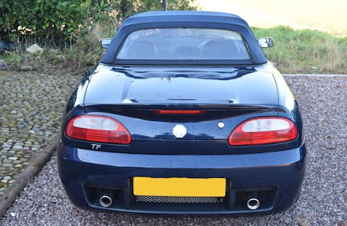 MG TF rear view