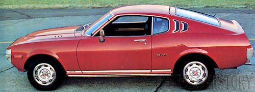 Toyota Celica First generation Liftback side view