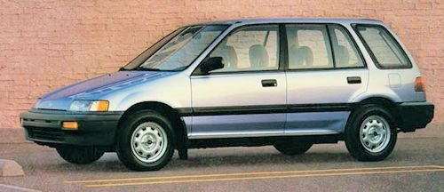 Honda Civic Fourth generation  wagon side 1988