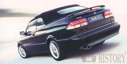 Saab 9-3 First generation convertibe rear