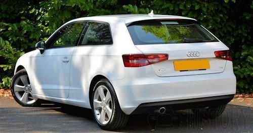 Audi A3 Third generation rear view fro 2012