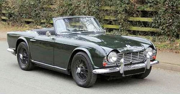Triumph TR4 motor car history