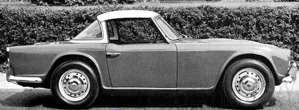 Triumph TR4 side