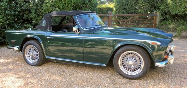 Triumph TR5 side view