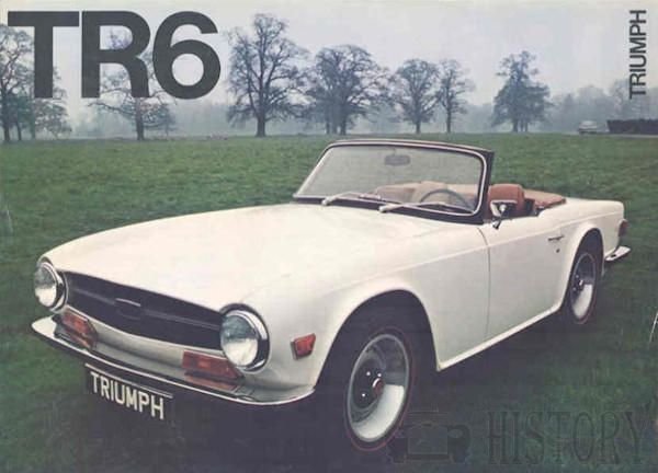 Triumph TR6 british 1970s sports cars