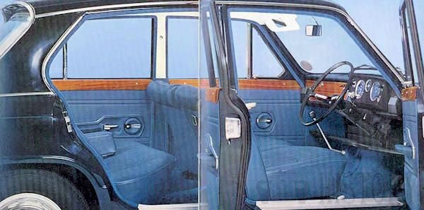 Triumph 1300 interior view