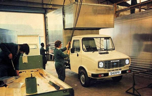 Leyland Sherpa Van production 1970s