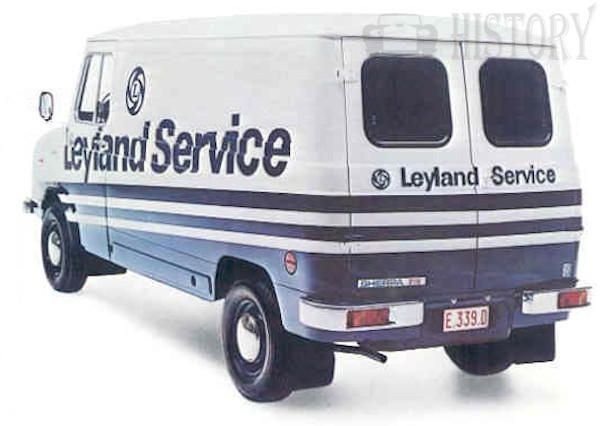 Leyland Sherpa Van rear view 1970s