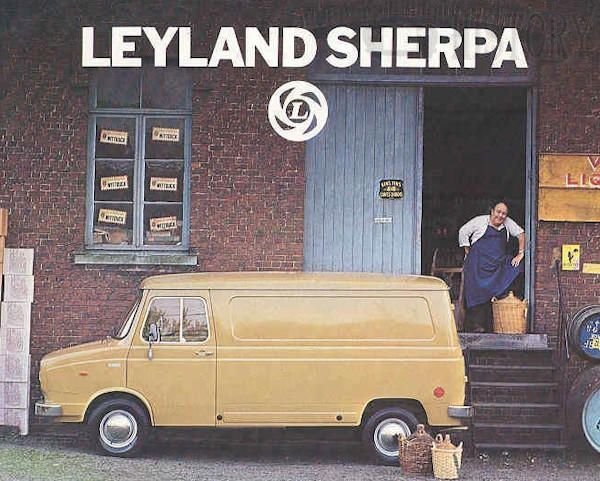 Leyland Sherpa Van 1970s britain