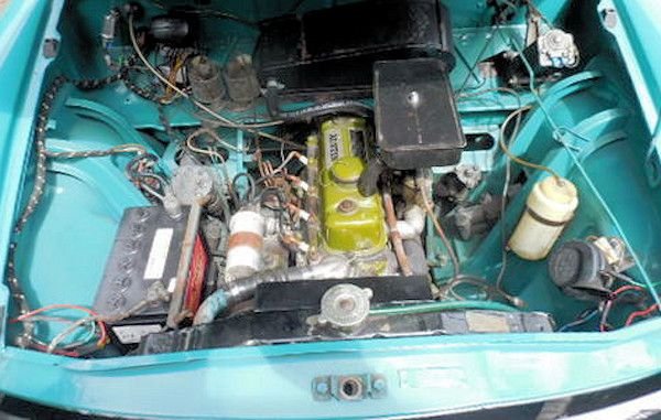 Austin A40 Farina Mark I engine bay