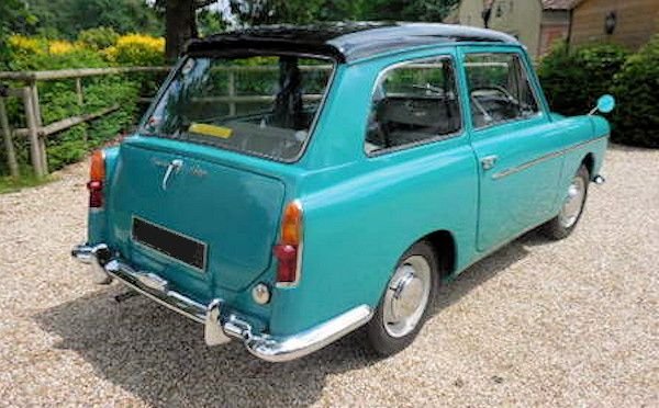 Austin A40 Farina Mark I rear view